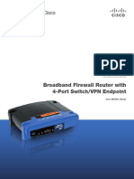 Broadband Firewall Router With 4-Port Switch/VPN Endpoint: User Guide