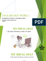 English Dot Work 1.: Learning Activity 2: My Ideal Self