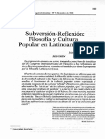 Filosofía y Cultura Popular en Latinoamérica - Angulo (9 pp)