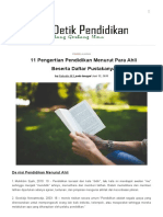 11 Pengertian Pendidikan Menurut para Ahli Beserta Daftar Pustakanya