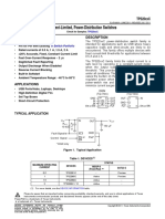 Current-Limited, Power-Distribution Switches: Features Description