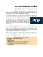 Partes de Un Ensayo Argumentativo PDF