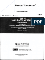 Manual de Test de Habilidades Mentales Primarias