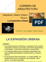Tema 4 La Expansión Urbana