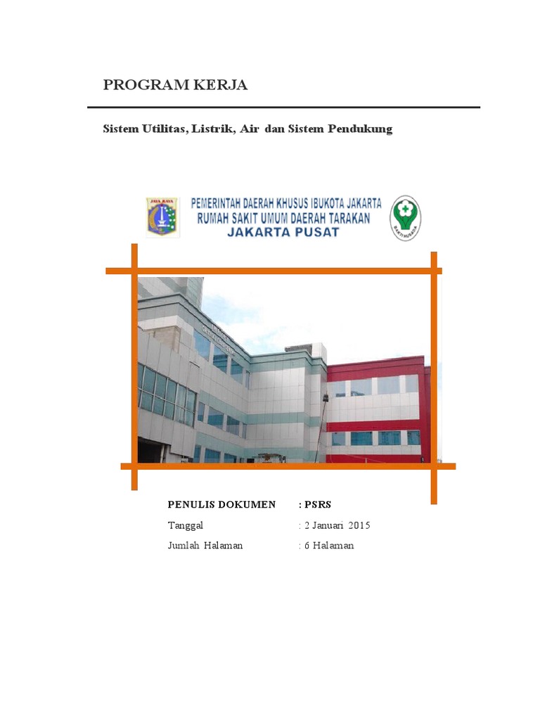 3.d. PROGRAM KERJA MFK-SISTEM UTILITAS DAN PENDUKUNG | PDF | Teknologi ...