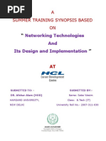 Synopsis-Network Model Jamia