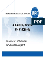 Linda Ambrose - API Auditing System Philosophy
