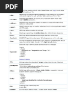 HTML Cheat Sheet | PDF | Cascading Style Sheets | Hyperlink