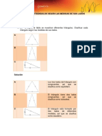 Clasificacion Triangulos Medidas Lados