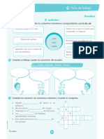 Ficha de Gramática El Sustantivo 1