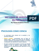 Semana 3 y 4. METODOS DE INVESTIGACIÓN EN PSICOLOGÌA