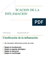 12. P. Clasificación de la Inflamación