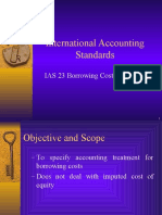 International Accounting Standards: IAS 23 Borrowing Costs (Rev 1993)