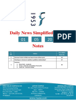 Daily News Simplified - DNS: SL. NO. Topics The Hindu Page No