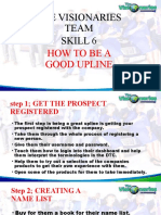 Skill 6 How To Be A Good Upline