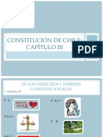 Capítulo III: Constitución