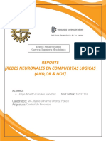Reporte Redes Neurales Con Compuertas PDF