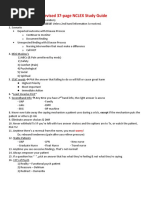 Revised 37-Page NCLEX Study Guide: Worry