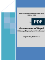 Government of Nepal: Ministry of Agricultural Development