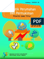 Statistik Perumahan Dan Pemukiman Provinsi Jawa Timur 2018