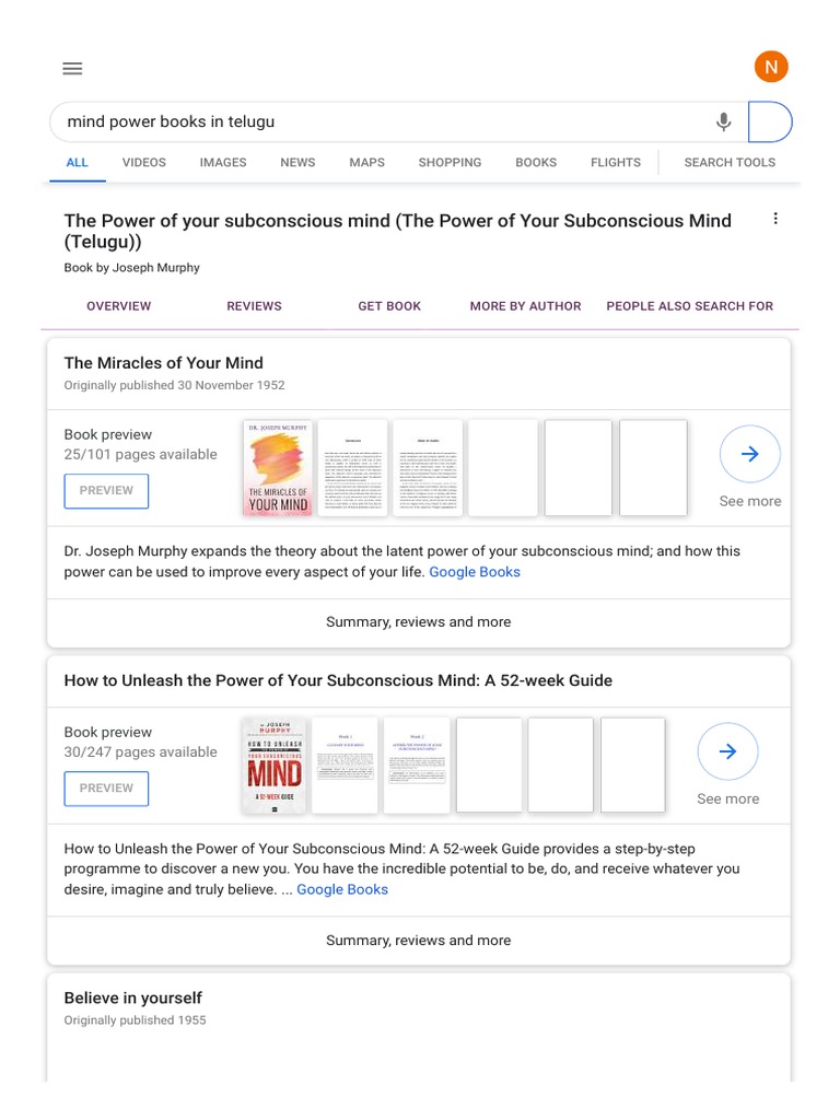 BOOKS of Joseph Murphy | PDF | Books