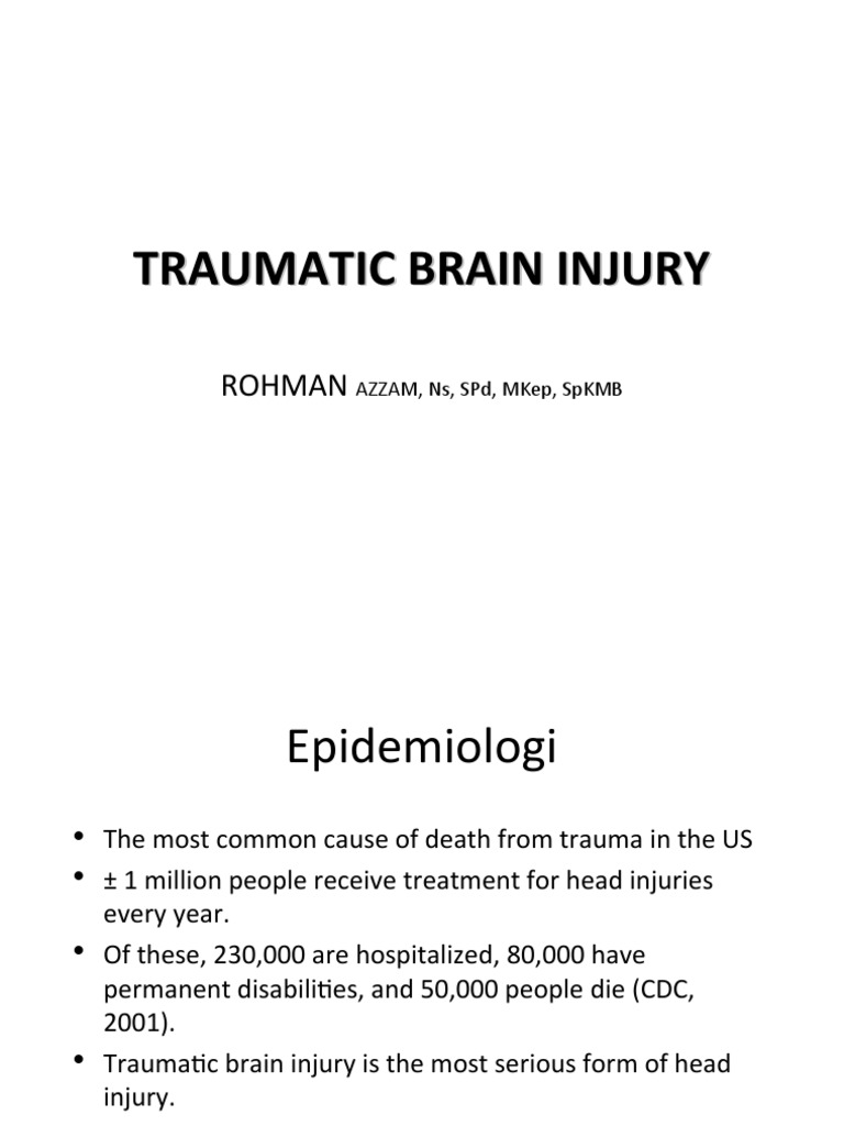 Understanding Traumatic Brain Injury | PDF