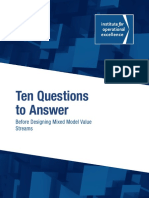 Ten Questions To Answer: Before Designing Mixed Model Value Streams