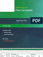 Cash Flow Calculation Multiple Approach