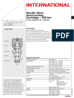 Needle Valve Direct-Acting Cartridge - 350 Bar: DVE 08920 To 16920