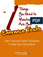 7 Things To Master To Ace Your College Entrance Test Free Ebook SftW5