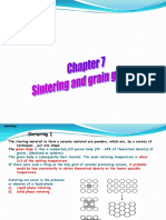 Sintering and Grain Grouth Chapter 7