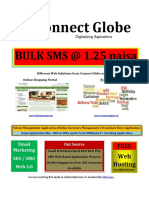Connect Globe: BULK SMS at 1.25 Paisa