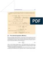 9.2 The External Quantum e Ciency: 9. Solar Cell Parameters and Equivalent Circuit