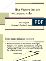 Adding Vectors That Are Not Perpendicular: Holt Physics Chapter 3 Section 2 (Continued)