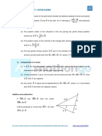 Mathongo - Formula Sheet - Vector Algebra: A B N M: N M A N B M