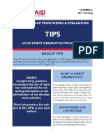 Tab J - Using Direct Observation Techniques - USAID