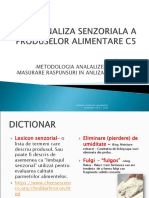 Analiza Senzoriala A Produselor Alimentare C 8 - 9 PDF