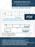 EcoSave Africa wastewater treatment plant design