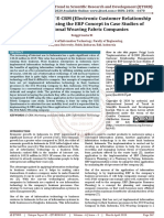 Implementation of E CRM Electronic Customer Relationship Management Using The ERP Concept in Case Studies of Conventional Weaving Fabric Companies