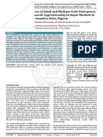 Attitude and Practices of Small and Medium Scale Enterprises SMEs Owners Towards Apprenticeship in Major Markets in Anambra State, Nigeria