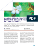 Global organic cotton scenario in 'Textile Times' April 2019.