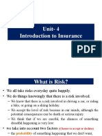 Unit - 4 Introduction To Insurance