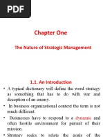 Chapter One: The Nature of Strategic Management