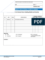 Method Statement For External Stone Cladding (Marble and Granite)