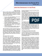 Marketing-Promoting Microinsurance To The Poor PDF