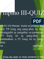 Filipino Quiz