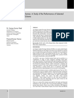 Hybrid Mutual Fund Schemes: A Study of The Performance of Selected Equity Linked Savings Scheme