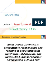 Textbook Reading: 2.4, 6.4: Power System Flow Analysis