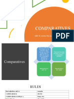 Comparatives: April 16Th AIM: To Review The Use Comparative Adjectives