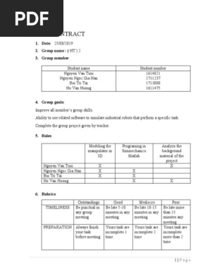 Group Contract (1)